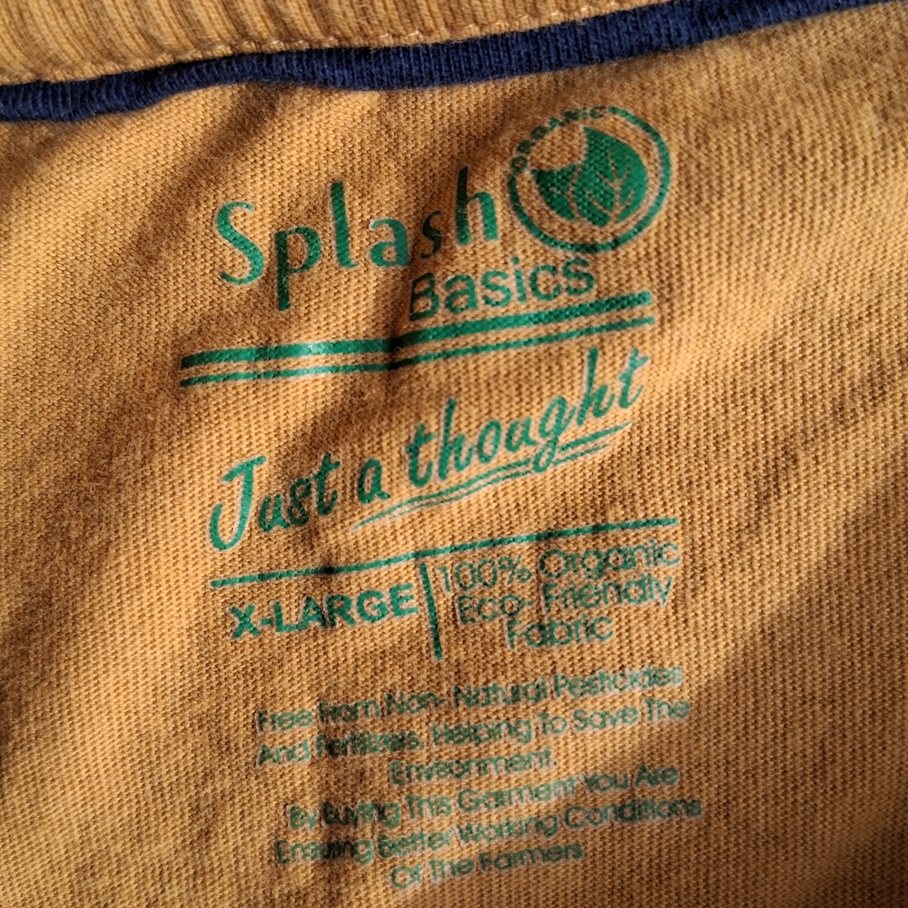 Splash Basics Tan Short Sleeve Tee
